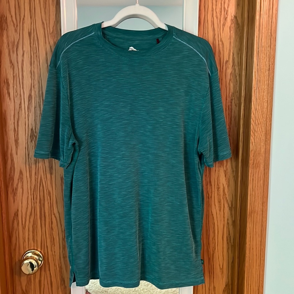 Tommy Bahama Teal Textured Tee